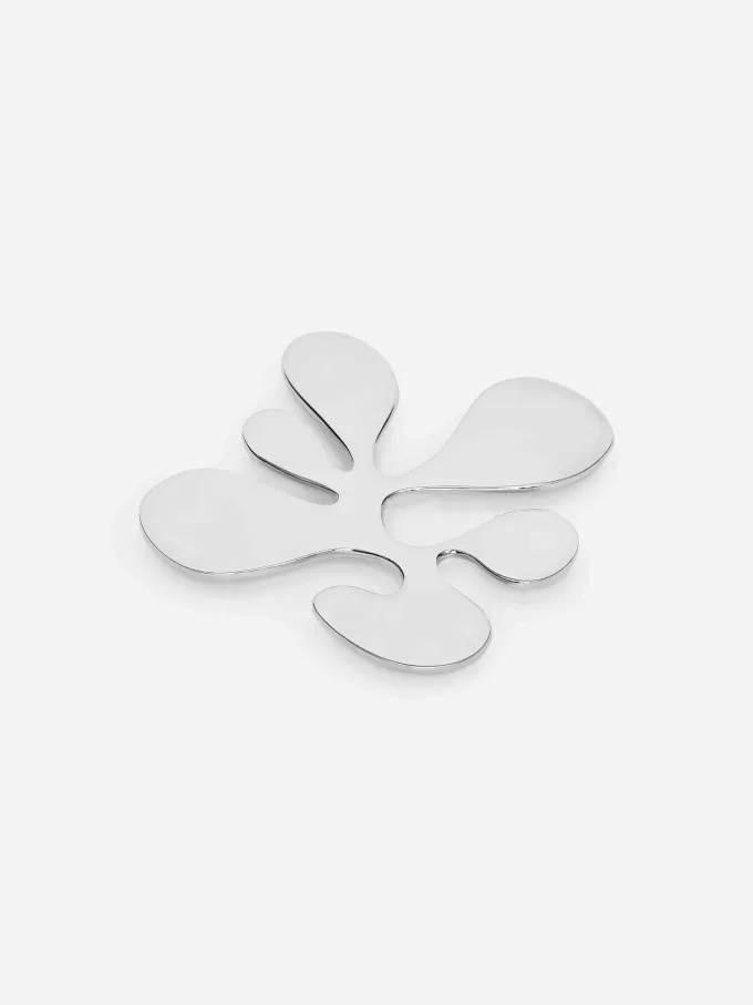 Versilberter Untersetzer Versilberter Untersetzer