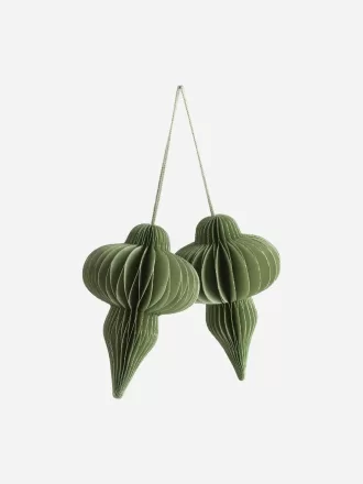 Wabenornamente im 2er-Set