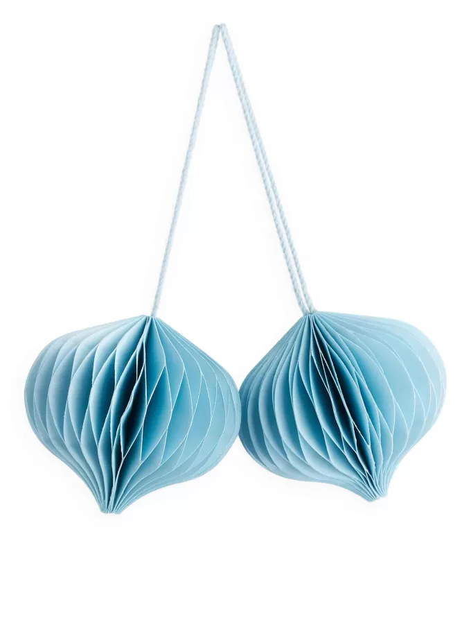 Wabenornamente im 2er-Set Wabenornamente im 2er-Set