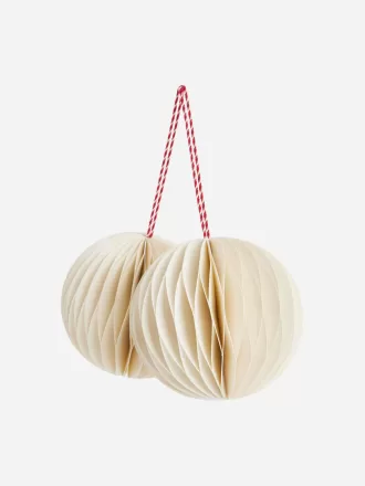 Wabenornamente im 2er-Set