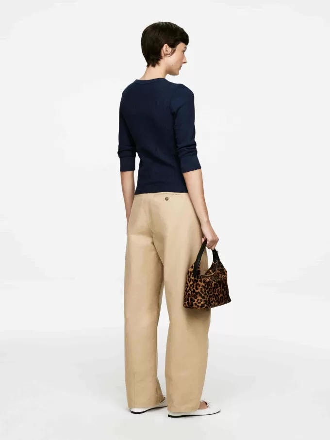 Waffel-Jersey-Oberteil Waffel-Jersey-Oberteil