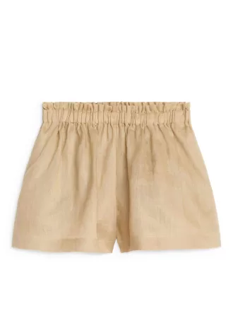Weite Leinenshorts Weite Leinenshorts