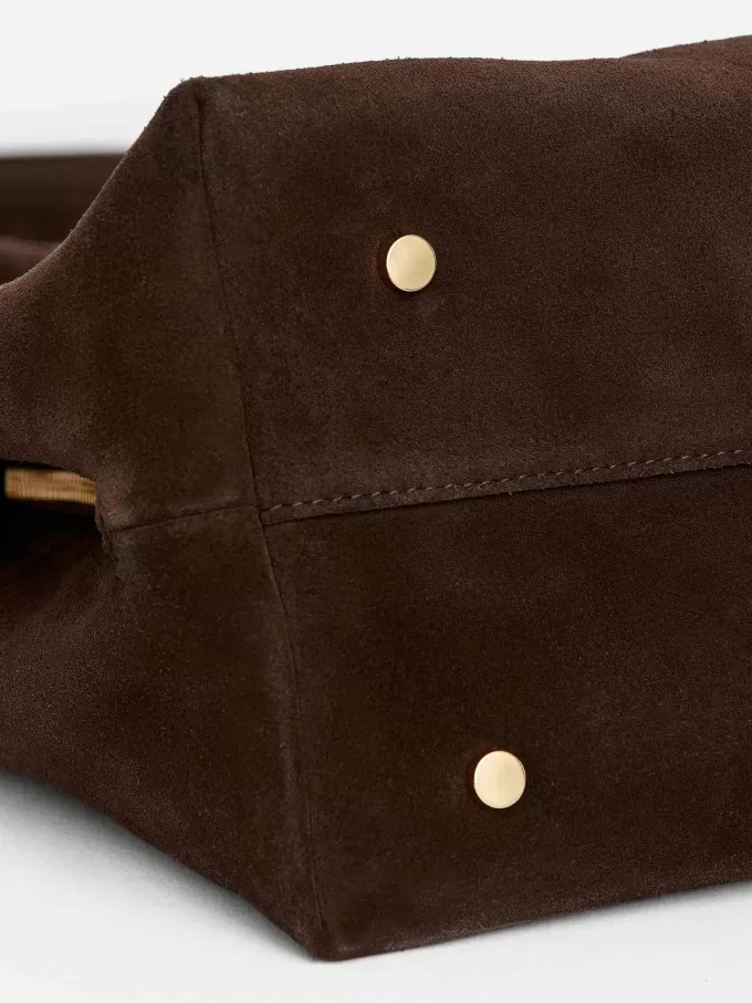 Wildleder-Einkaufstasche Wildleder-Einkaufstasche