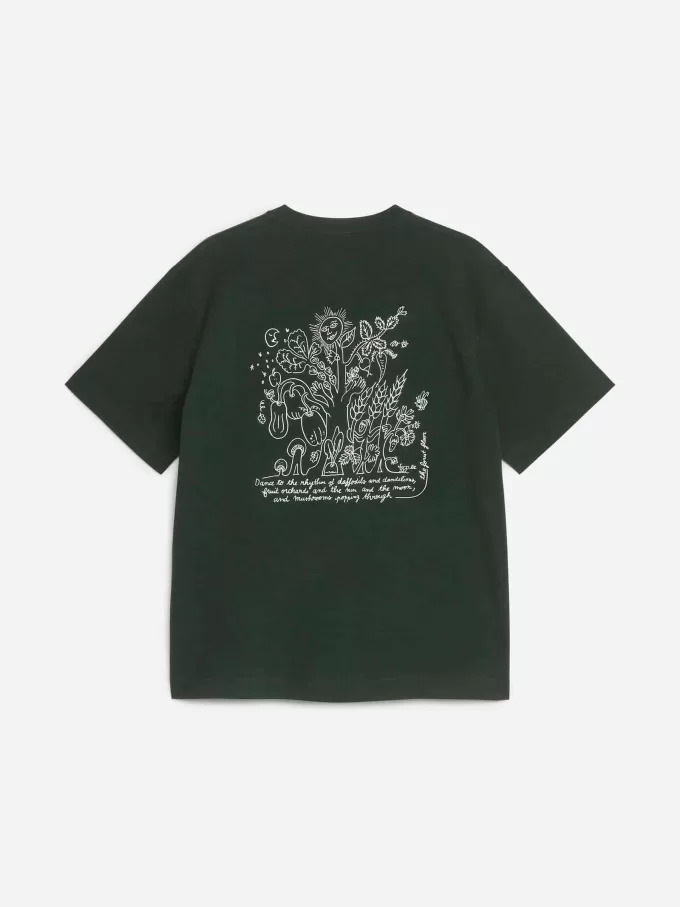 ARKET CAFÉ bedrucktes T-Shirt ARKET CAFÉ bedrucktes T-Shirt