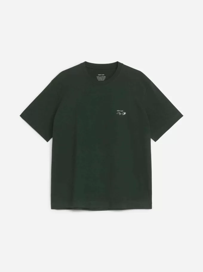 ARKET CAFÉ bedrucktes T-Shirt ARKET CAFÉ bedrucktes T-Shirt