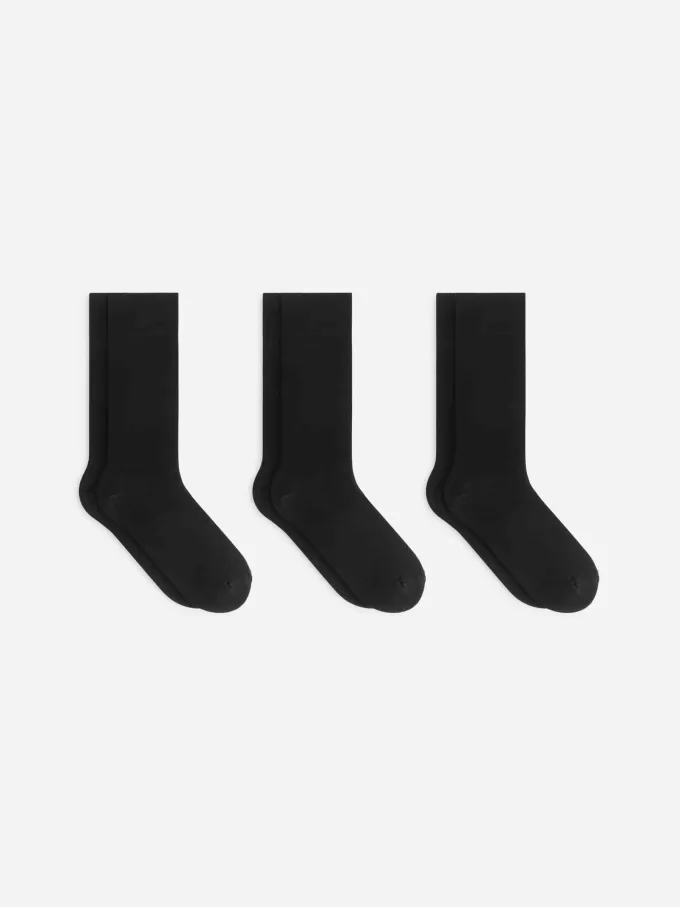 Einfarbige Socken im 3er-Set Einfarbige Socken im 3er-Set