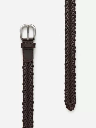 Geflochtener Ledergürtel