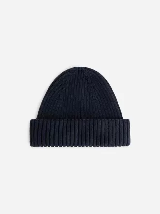 Gerippte Baumwollmütze