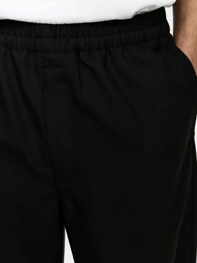 Hopsack-Hose mit Kordelzug Hopsack-Hose mit Kordelzug