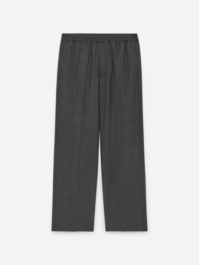 Hose aus Wolle mit Kordelzug