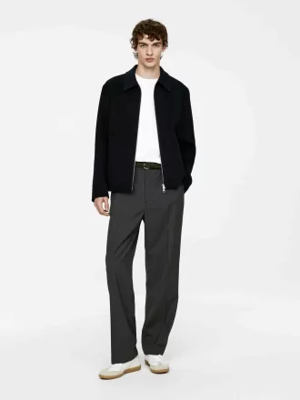 Jacke aus Doublé-Wollmischung