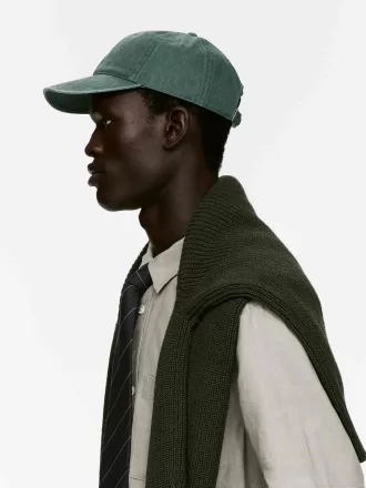 Kappe aus gewaschener Baumwolle