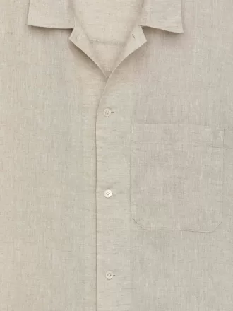 Kurzärmliges Leinenhemd