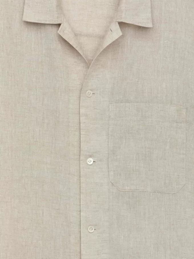 Kurzärmliges Leinenhemd Kurzärmliges Leinenhemd
