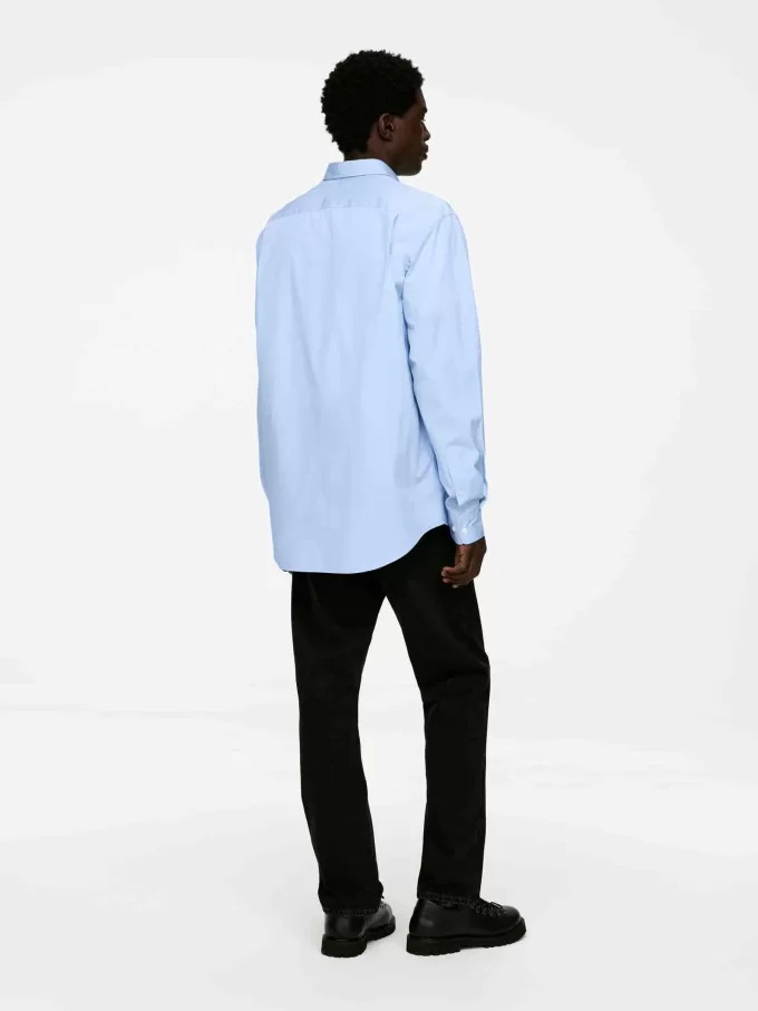 Lässiges Popeline-Hemd Lässiges Popeline-Hemd