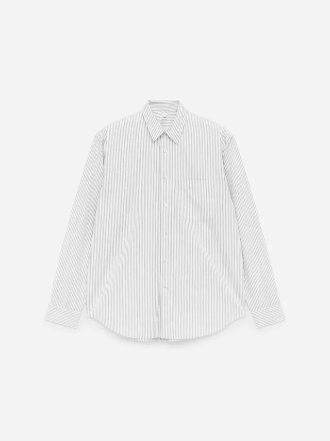 Lässiges Popeline-Hemd