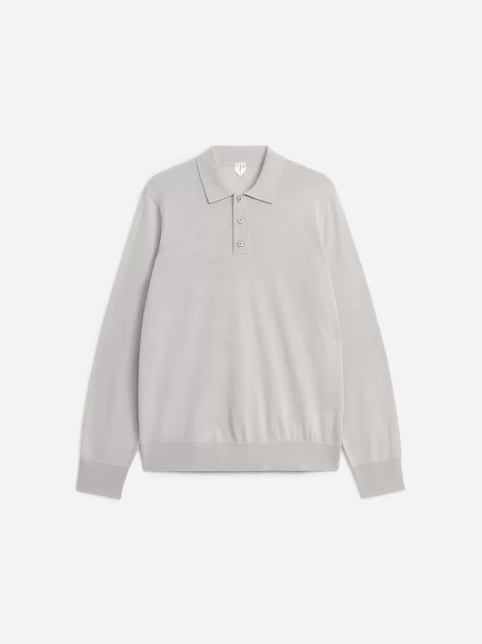 Merino-Polopullover Merino-Polopullover