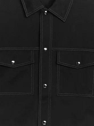 Overshirt aus Baumwolltwill