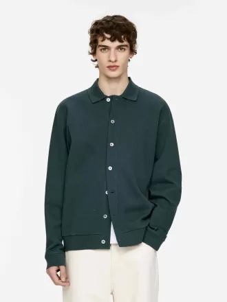 Strickjacke aus Baumwolljersey Strickjacke aus Baumwolljersey