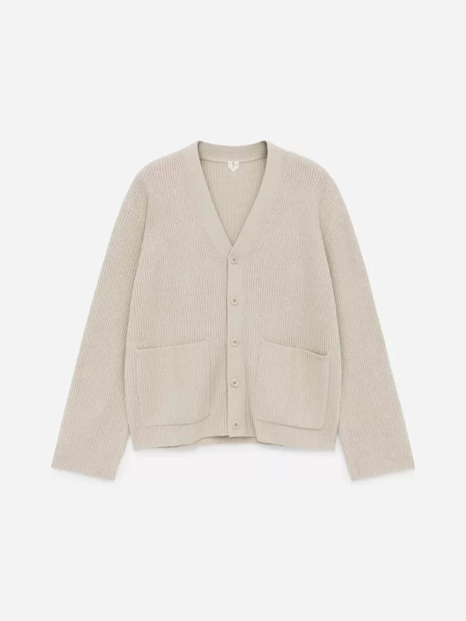 Strickjacke mit V-Ausschnitt Strickjacke mit V-Ausschnitt