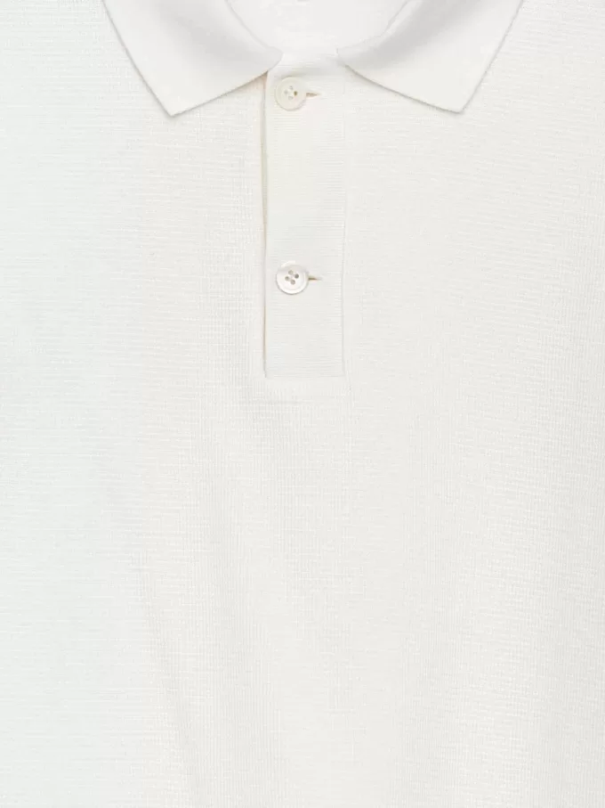 Strukturiertes Poloshirt Strukturiertes Poloshirt