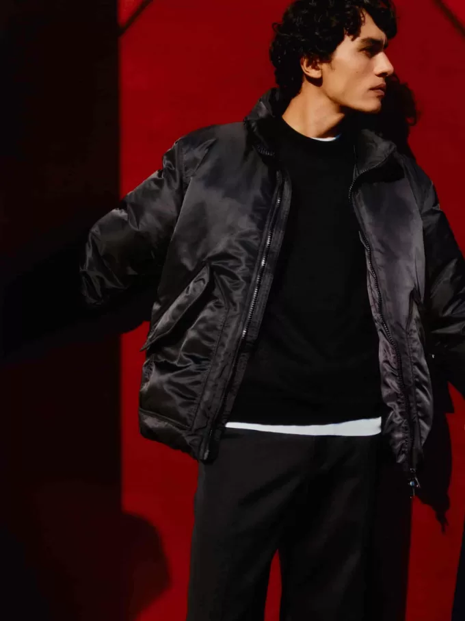 Upcycled Daunenfliegerjacke Upcycled Daunenfliegerjacke