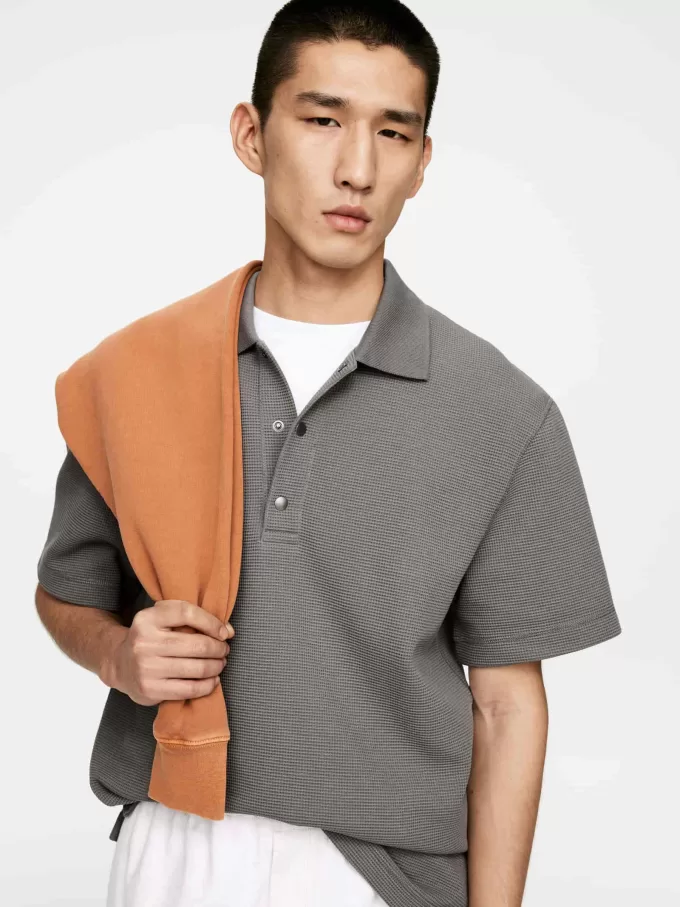 Waffel-Poloshirt Waffel-Poloshirt