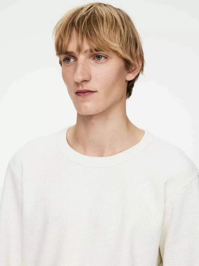 Waffelstrick-Sweatshirt Waffelstrick-Sweatshirt