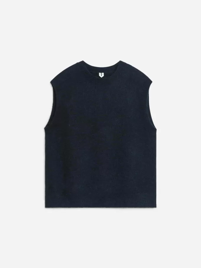 Weste aus Alpaka-Woll-Mischung Weste aus Alpaka-Woll-Mischung